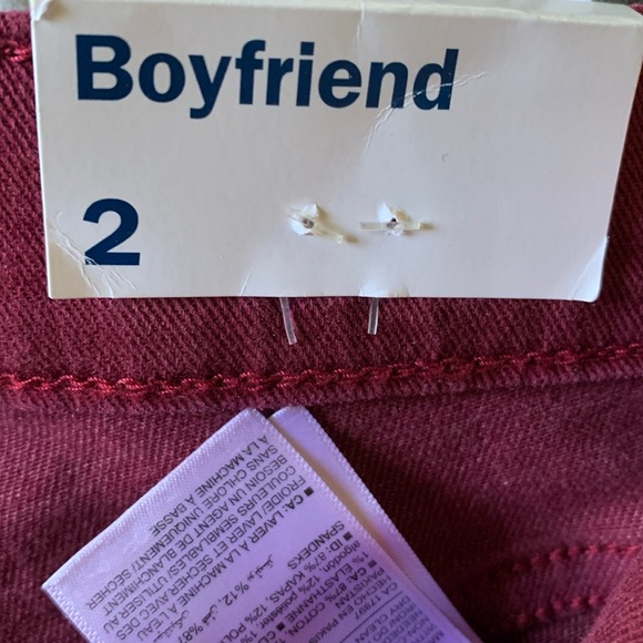 Old Navy Boyfriend Denim Shorts Raw Frayed Hem 🆕 - Picture 7 of 8